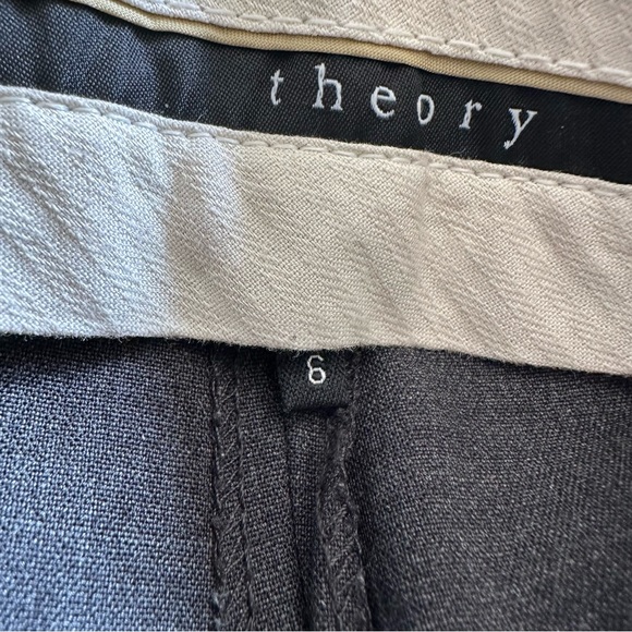Theory - Max C Slacks - Charcoal - Size 6 - Picture 8 of 10